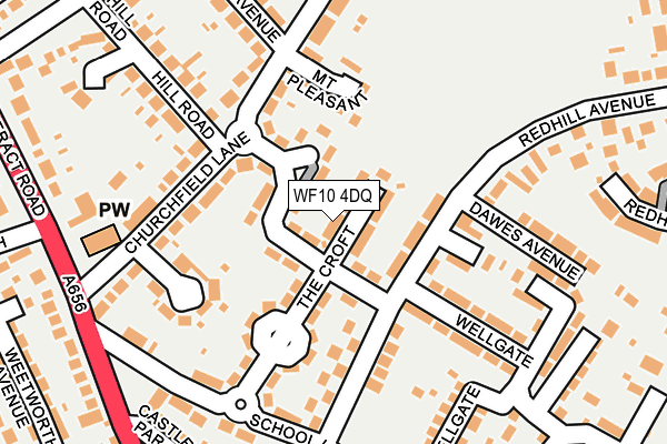 WF10 4DQ map - OS OpenMap – Local (Ordnance Survey)