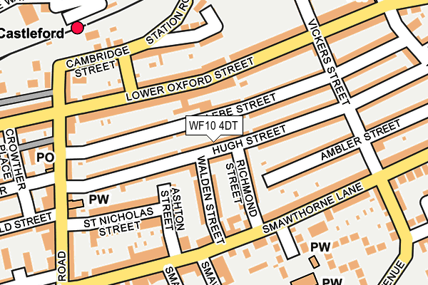 WF10 4DT map - OS OpenMap – Local (Ordnance Survey)