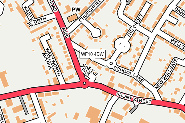 WF10 4DW map - OS OpenMap – Local (Ordnance Survey)