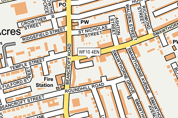 WF10 4EN map - OS OpenMap – Local (Ordnance Survey)