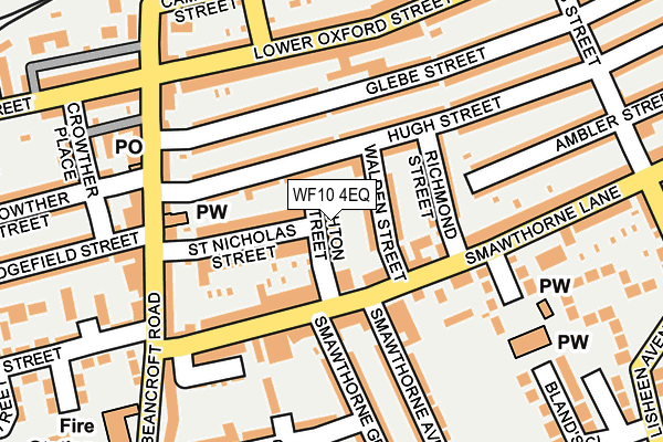 WF10 4EQ map - OS OpenMap – Local (Ordnance Survey)