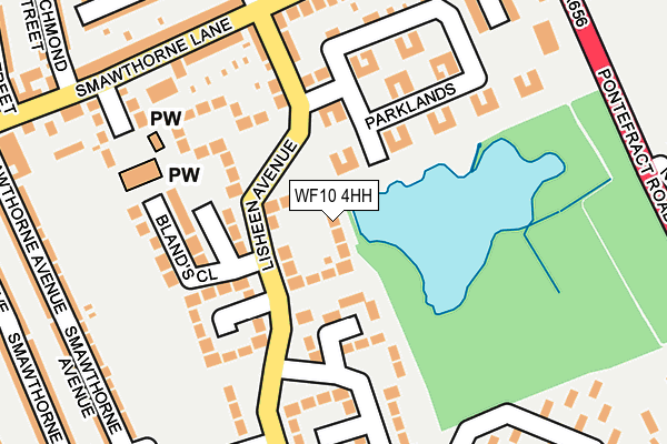 WF10 4HH map - OS OpenMap – Local (Ordnance Survey)