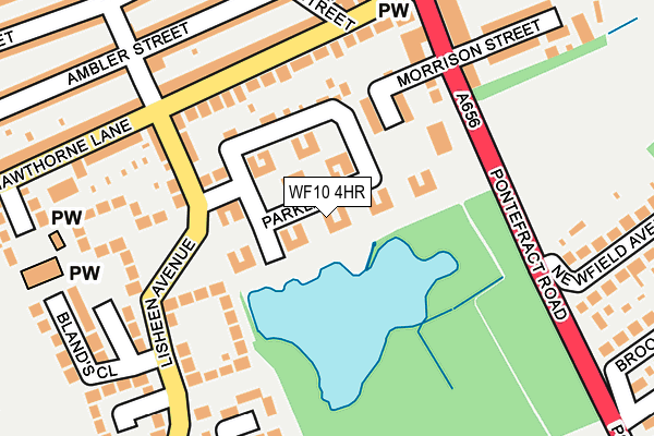 WF10 4HR map - OS OpenMap – Local (Ordnance Survey)