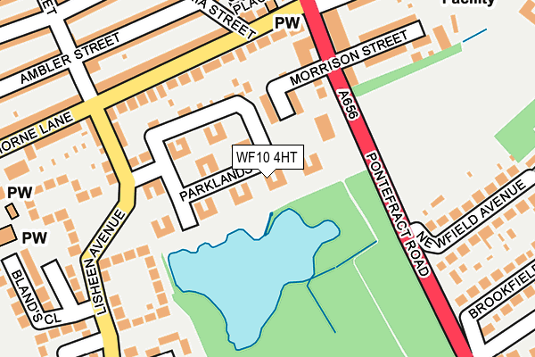 WF10 4HT map - OS OpenMap – Local (Ordnance Survey)