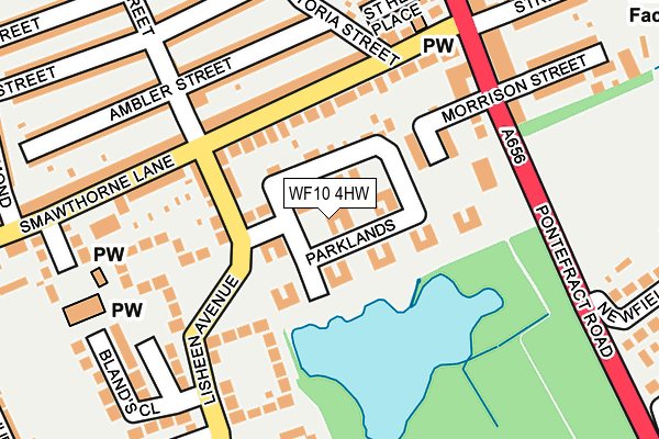 WF10 4HW map - OS OpenMap – Local (Ordnance Survey)