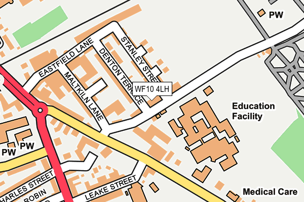 WF10 4LH map - OS OpenMap – Local (Ordnance Survey)