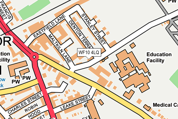 WF10 4LQ map - OS OpenMap – Local (Ordnance Survey)
