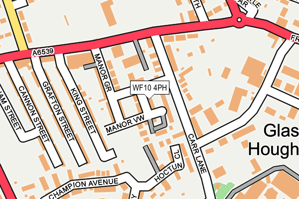 WF10 4PH map - OS OpenMap – Local (Ordnance Survey)