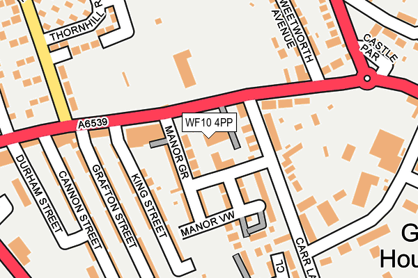 WF10 4PP map - OS OpenMap – Local (Ordnance Survey)