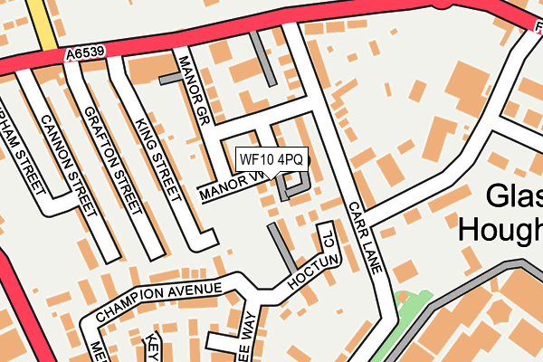 WF10 4PQ map - OS OpenMap – Local (Ordnance Survey)