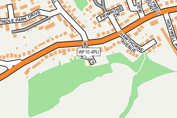 WF10 4PU map - OS OpenMap – Local (Ordnance Survey)
