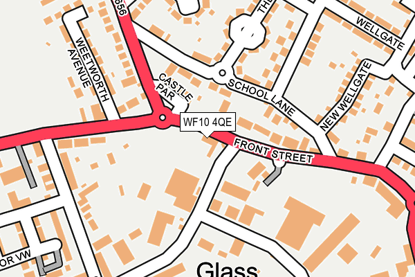 WF10 4QE map - OS OpenMap – Local (Ordnance Survey)