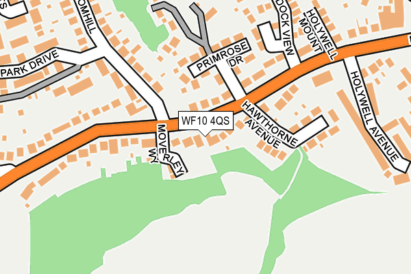 WF10 4QS map - OS OpenMap – Local (Ordnance Survey)