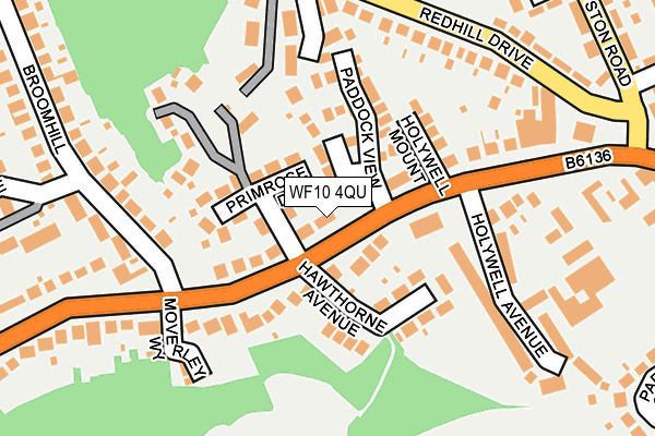 WF10 4QU map - OS OpenMap – Local (Ordnance Survey)