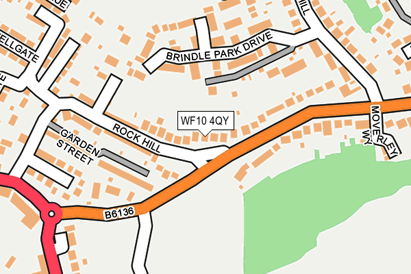 WF10 4QY map - OS OpenMap – Local (Ordnance Survey)