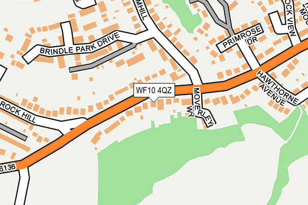 WF10 4QZ map - OS OpenMap – Local (Ordnance Survey)