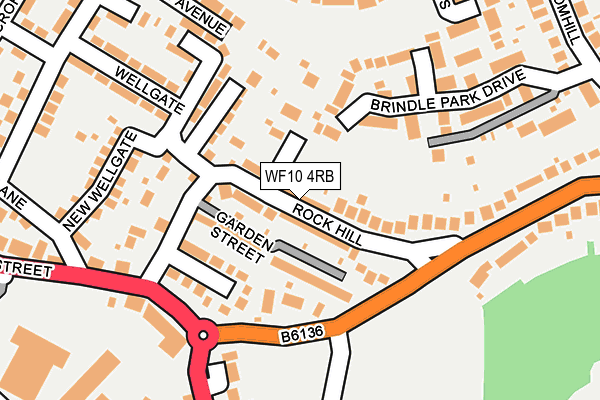 WF10 4RB map - OS OpenMap – Local (Ordnance Survey)