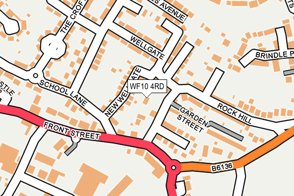 WF10 4RD map - OS OpenMap – Local (Ordnance Survey)