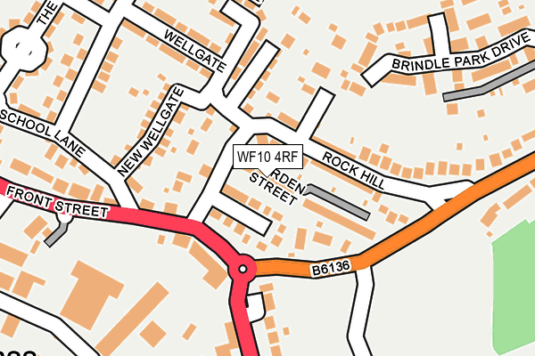 WF10 4RF map - OS OpenMap – Local (Ordnance Survey)