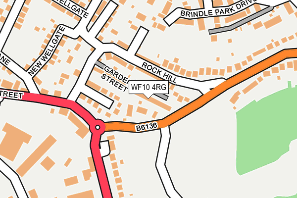 WF10 4RG map - OS OpenMap – Local (Ordnance Survey)