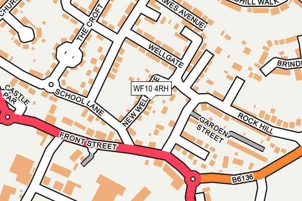 WF10 4RH map - OS OpenMap – Local (Ordnance Survey)
