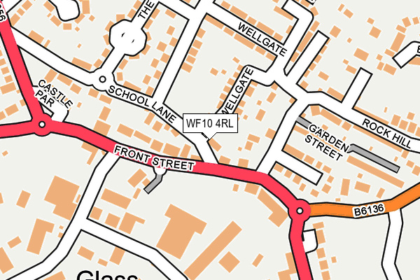 WF10 4RL map - OS OpenMap – Local (Ordnance Survey)