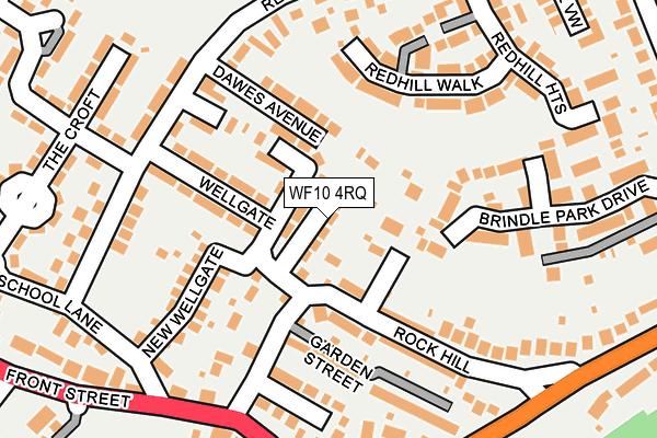 WF10 4RQ map - OS OpenMap – Local (Ordnance Survey)