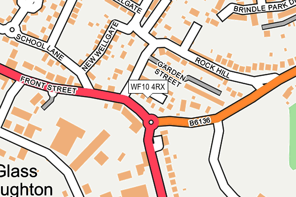 WF10 4RX map - OS OpenMap – Local (Ordnance Survey)