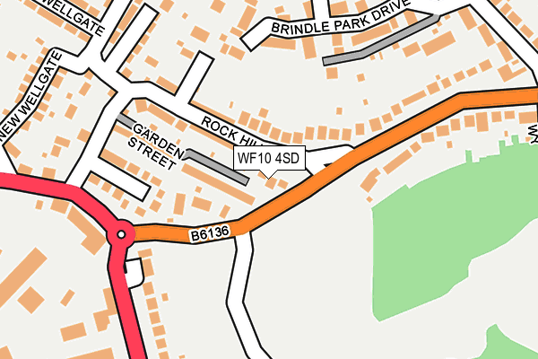 WF10 4SD map - OS OpenMap – Local (Ordnance Survey)