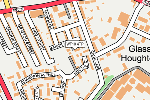 WF10 4TP map - OS OpenMap – Local (Ordnance Survey)