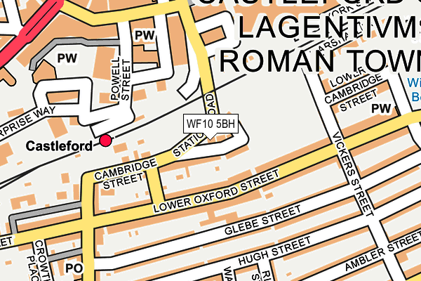 WF10 5BH map - OS OpenMap – Local (Ordnance Survey)