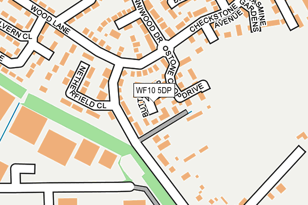 WF10 5DP map - OS OpenMap – Local (Ordnance Survey)