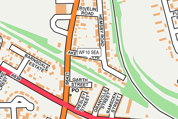 WF10 5EA map - OS OpenMap – Local (Ordnance Survey)