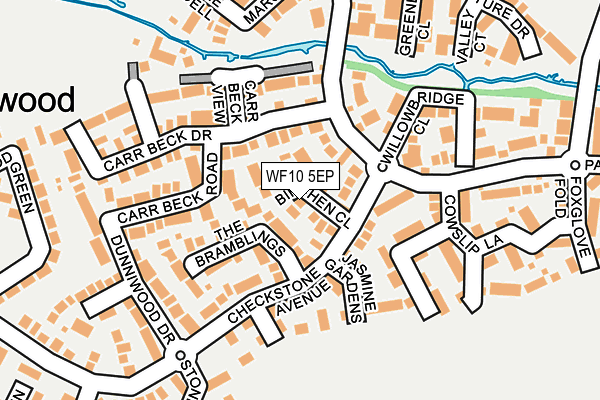 WF10 5EP map - OS OpenMap – Local (Ordnance Survey)