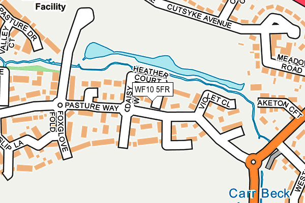 WF10 5FR map - OS OpenMap – Local (Ordnance Survey)