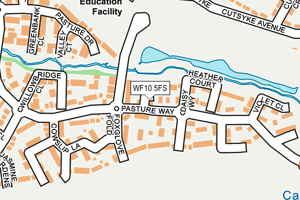 WF10 5FS map - OS OpenMap – Local (Ordnance Survey)