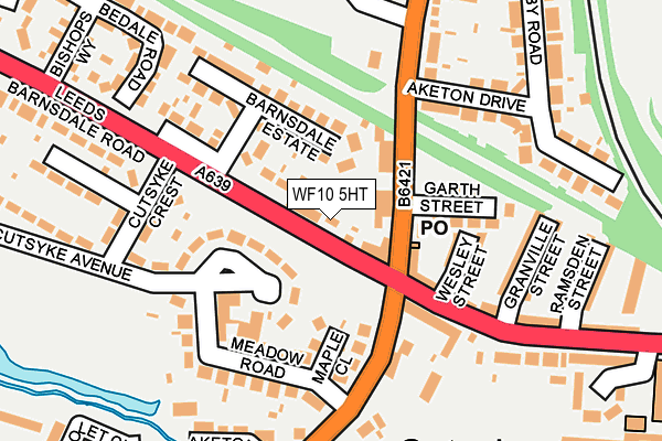 WF10 5HT map - OS OpenMap – Local (Ordnance Survey)