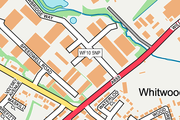WF10 5NP map - OS OpenMap – Local (Ordnance Survey)