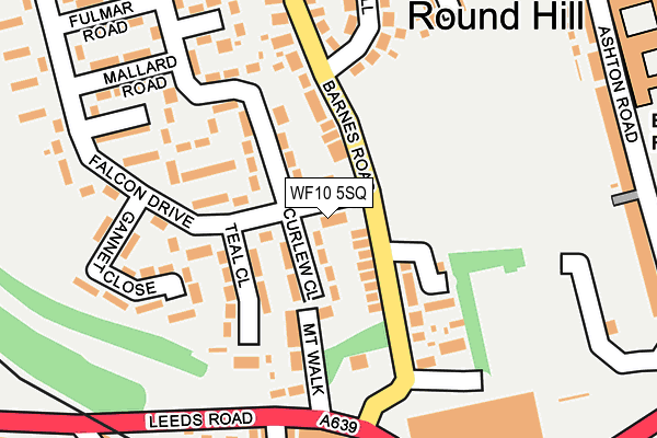 WF10 5SQ map - OS OpenMap – Local (Ordnance Survey)