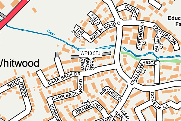 Map of YORKSHIRE HOME LETS LTD at local scale