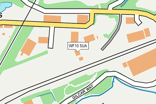 WF10 5UA map - OS OpenMap – Local (Ordnance Survey)