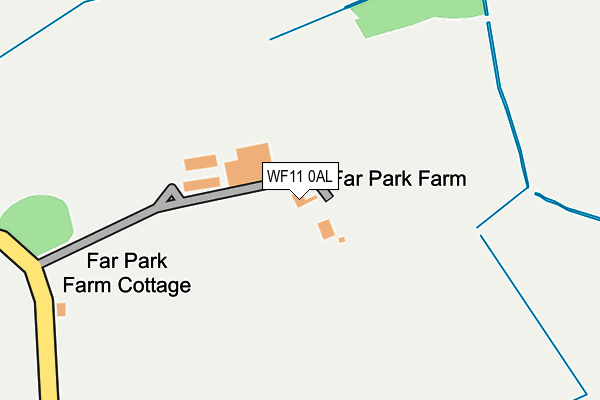 WF11 0AL map - OS OpenMap – Local (Ordnance Survey)