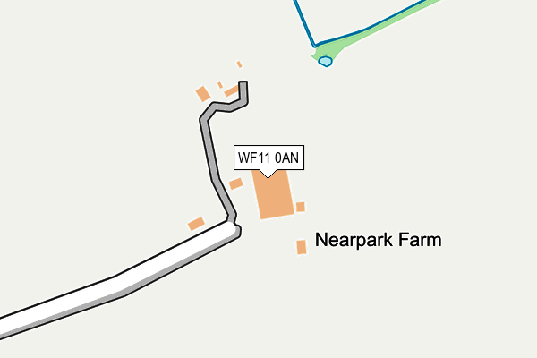 WF11 0AN map - OS OpenMap – Local (Ordnance Survey)