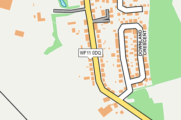 WF11 0DQ map - OS OpenMap – Local (Ordnance Survey)
