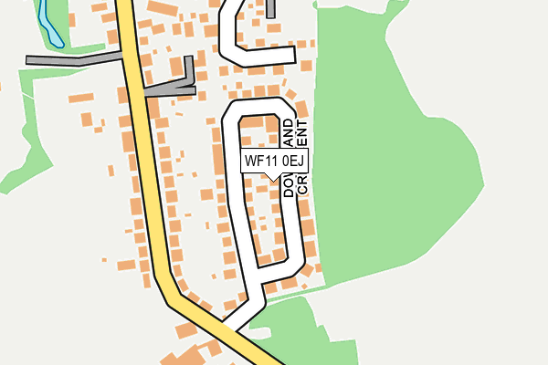 WF11 0EJ map - OS OpenMap – Local (Ordnance Survey)