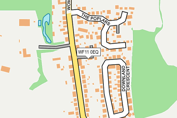 WF11 0EQ map - OS OpenMap – Local (Ordnance Survey)