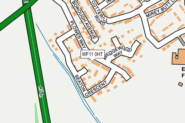 WF11 0HT map - OS OpenMap – Local (Ordnance Survey)