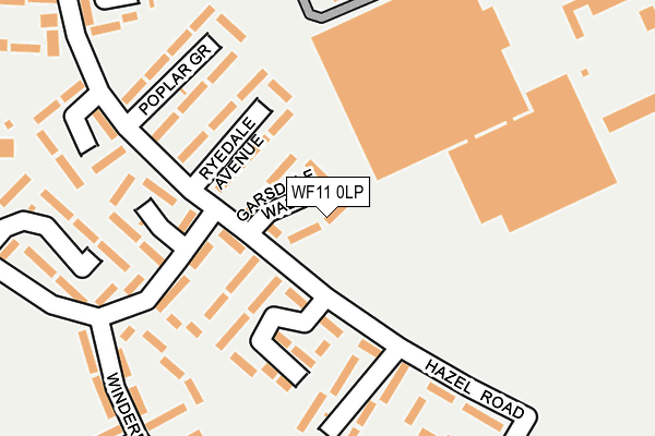 WF11 0LP map - OS OpenMap – Local (Ordnance Survey)