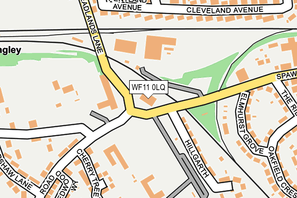 WF11 0LQ map - OS OpenMap – Local (Ordnance Survey)