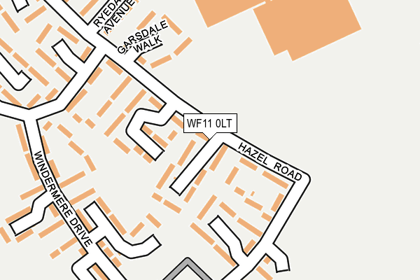 WF11 0LT map - OS OpenMap – Local (Ordnance Survey)